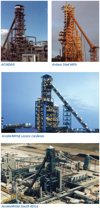 ACINDAR, Antara Steel Mills, ArcelorMittal Lazaro Cardenas, ArcelorMittal South Africa