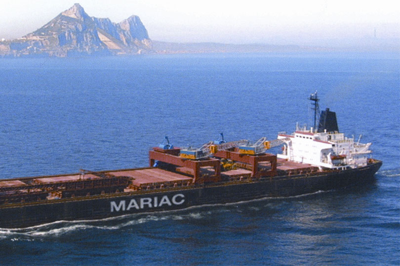 Ship at sea